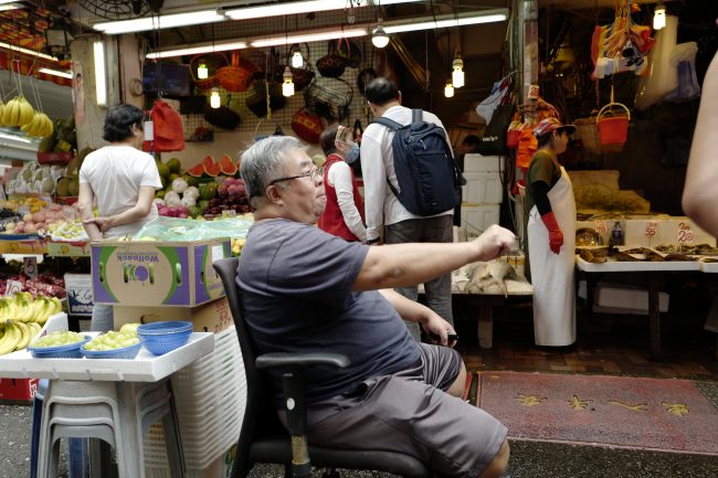 Hong Kong food market